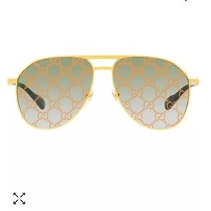 GUCCI AVIATOR GG1220 SUNGLASSES GUCCI LOGO